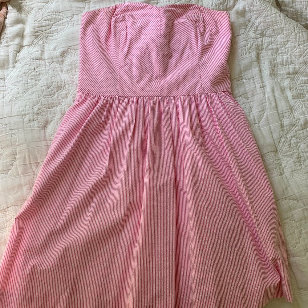 Lilly Pulitzer Pink Seersucker Richelle Dress